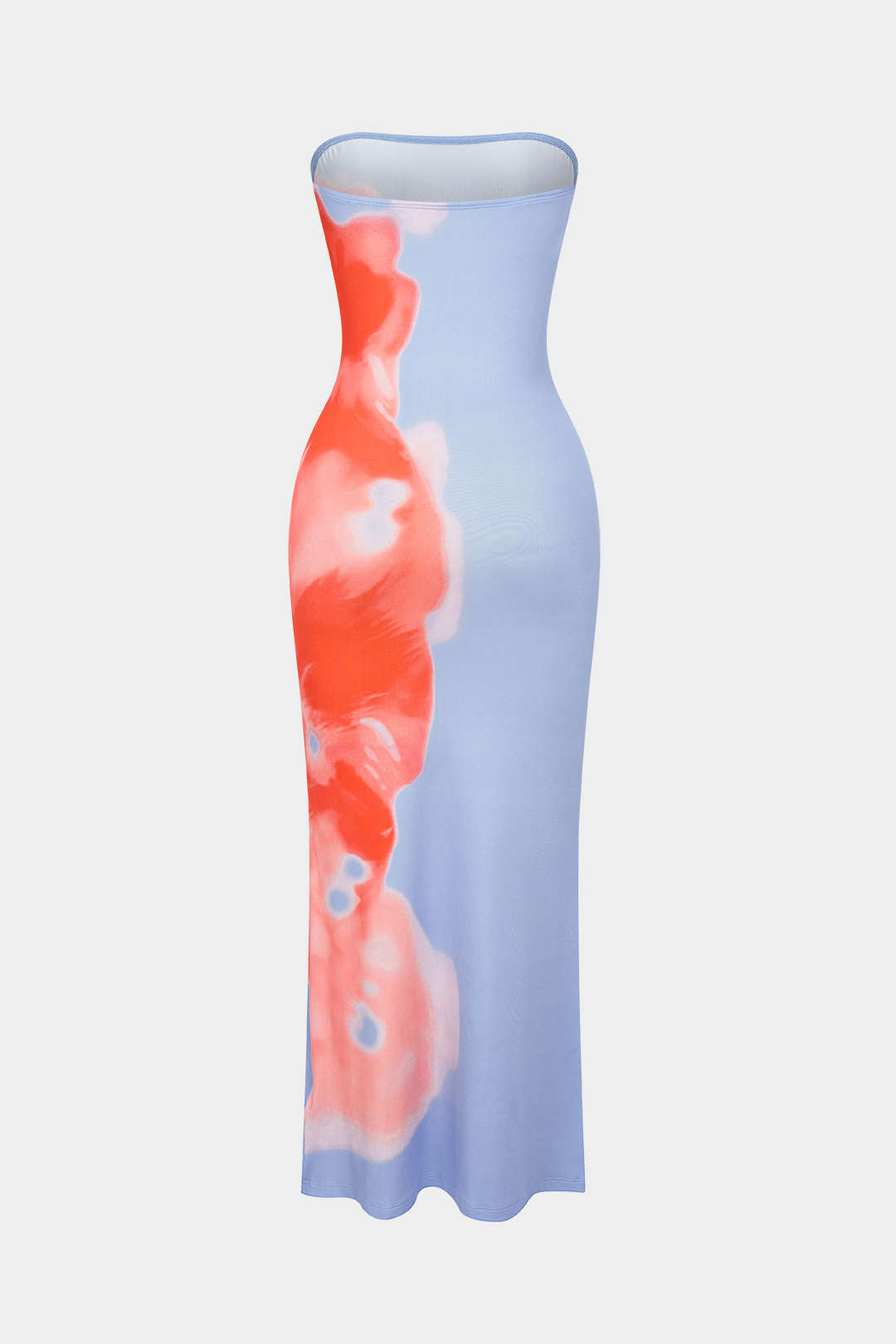 Floral Print Slit Maxi Dress
