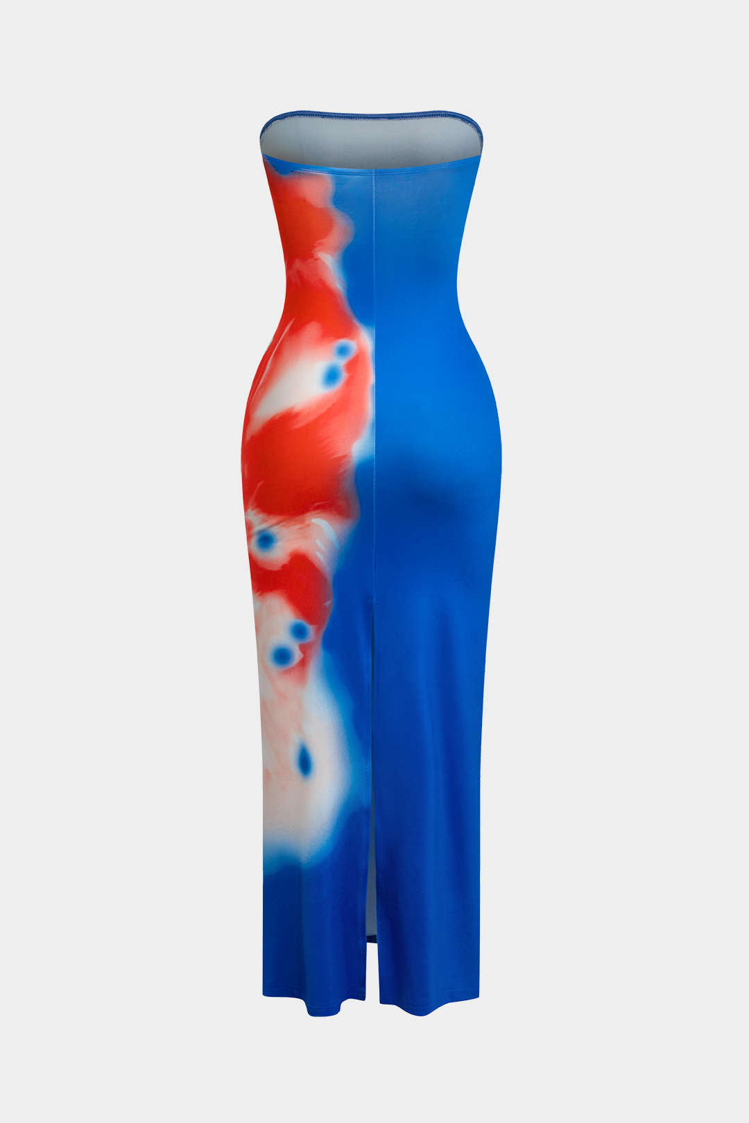 Floral Print Slit Maxi Dress