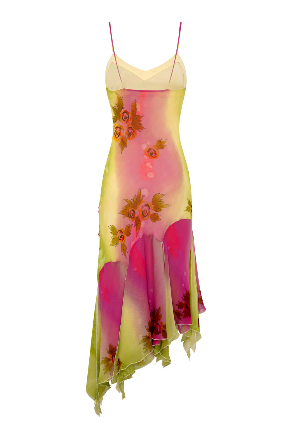 The Coral Gown - 100% Silk & Handbeaded