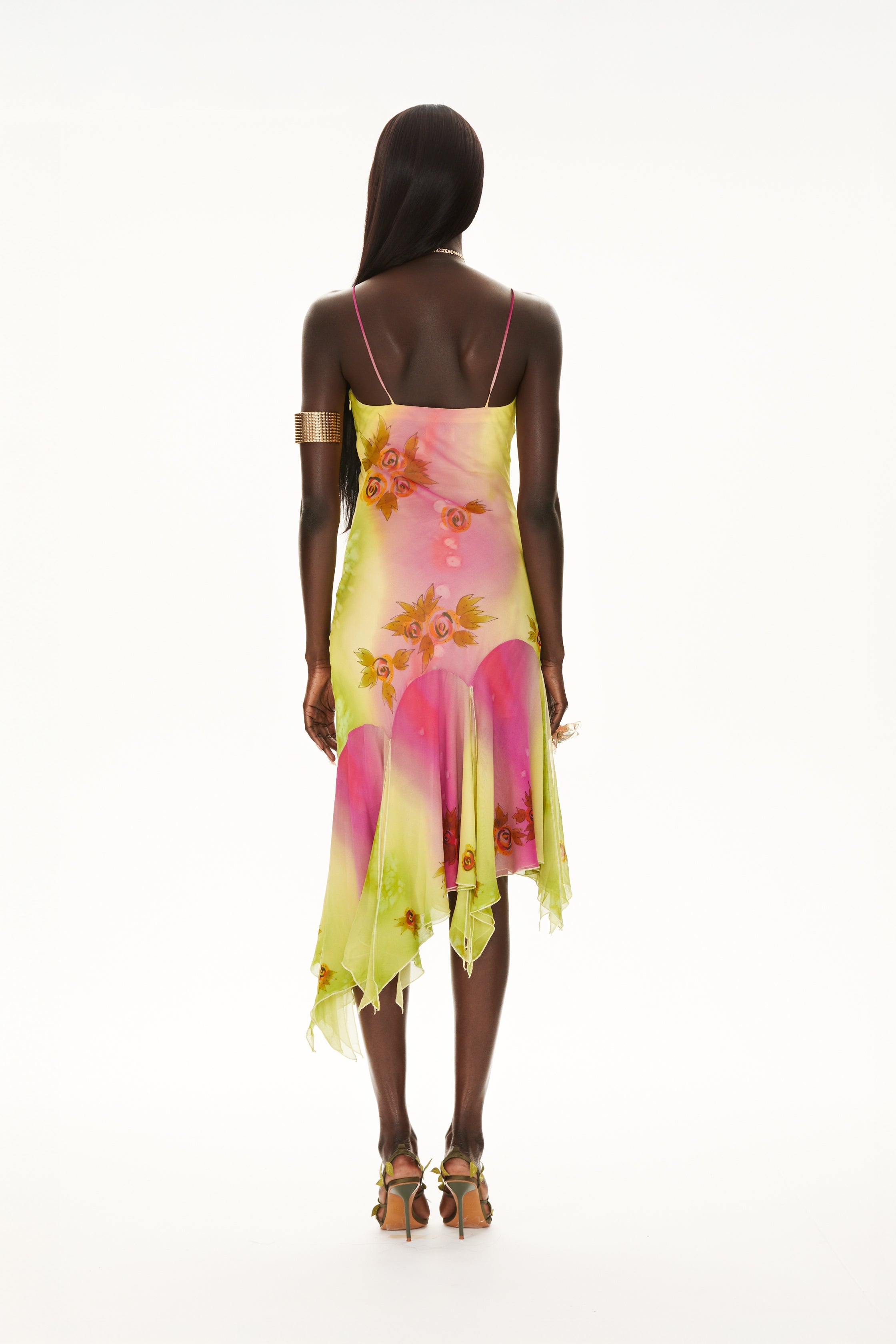 The Coral Gown - 100% Silk & Handbeaded